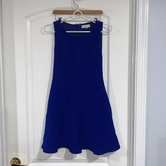 katniss everdeen blue dress ZAPAKA Women Simple Grey Blue Mermaid Long Bridesmaid Dress with Slit Spaghetti Straps Satin Formal Dress with Bow, Royal Blue / US16